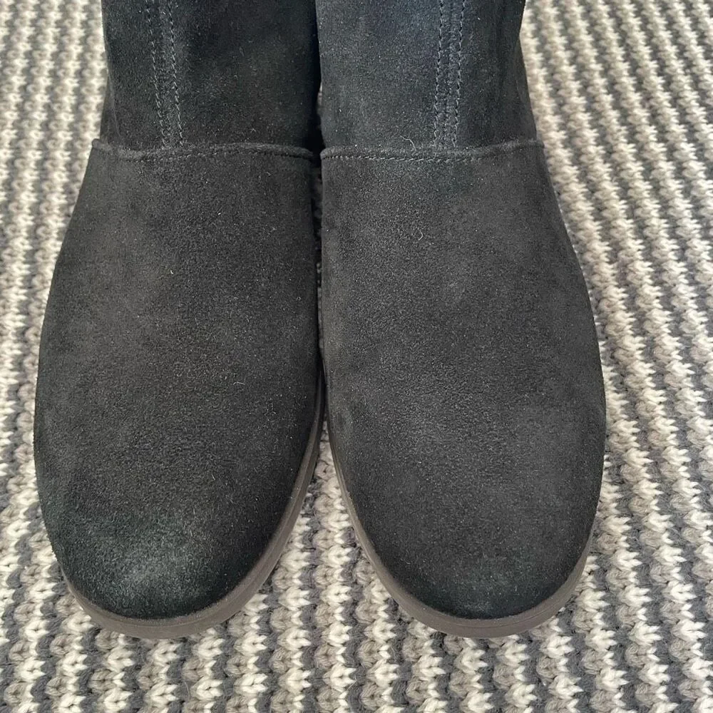 Koolaburra by Ugg Giyah Black Suede Studded Ankle Boots Women’s Shoe Size 9.5